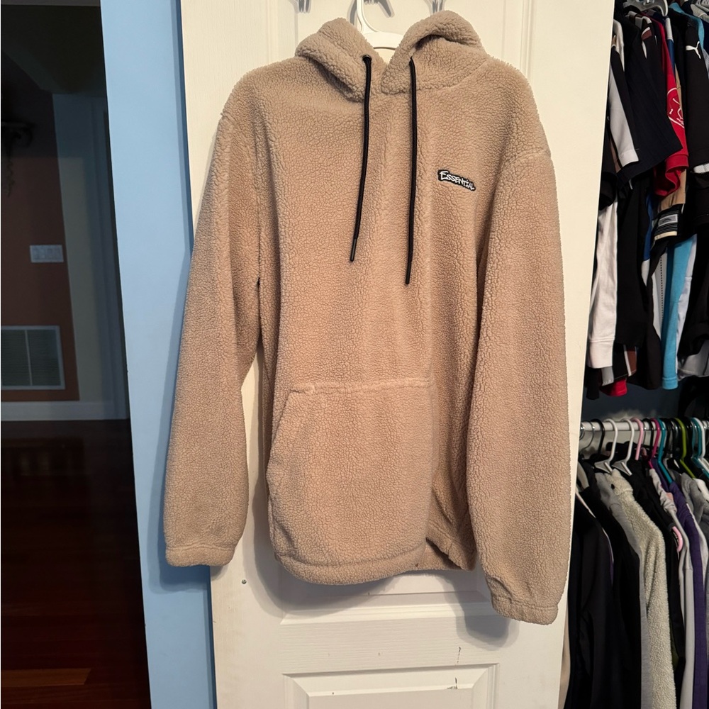 fluffy hoodie
